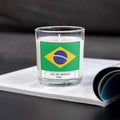 Brazil Personalised Candle | Flag of Brazil | Brazilian Flag Message | Custom Brazil Message Gift | Brazil Home Décor | Gift for Brazilian Etsy