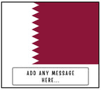 Qatar Personalised Candle | Flag of Qatar | Qatari Flag Message Gift | Custom Gift for Qatari | Qatar Home Décor | Qatari Heritage Gift Etsy