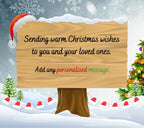 North Pole Christmas Message Personalised Candle | Christmas Gift | Festive Scene Message | Merry Christmas Name Message Gift | Secret Santa Etsy