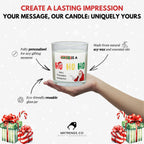 Funny Christmas Message Personalised Candle | Adult Christmas Gift | Christmas Girlfriend | Secret Santa Gift | Funny Rude Christmas Gift Etsy