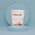 Merry Christmas Name Personalised Candle | Festive Custom Message Gift | Secret Santa Gifts | Christmas Countdown Candle | Christmas Message Etsy