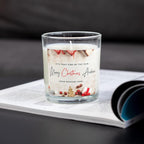 Merry Christmas Name Personalised Candle | Festive Custom Message Gift | Secret Santa Gifts | Christmas Countdown Candle | Christmas Message Etsy