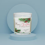 Merry Christmas & Happy New Year | Personalised Candle | Festive Christmas Message Candle | Happy New Year Gift | Personalised Message Gifts Etsy