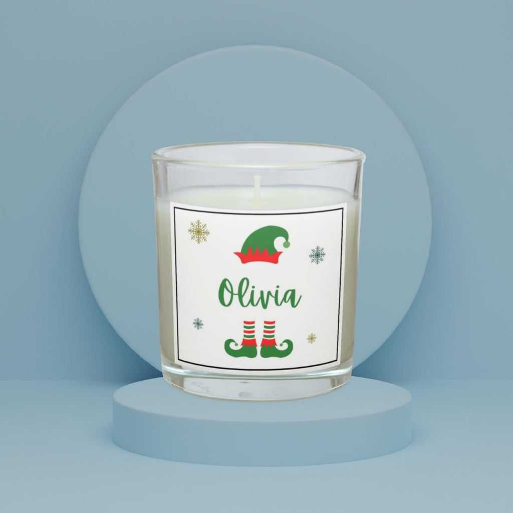 Christmas Name Personalised Candle | Custom Name Christmas Gift | Christmas Eve Box Ideas | Secret Santa | Christmas Countdown Candle Gift Etsy