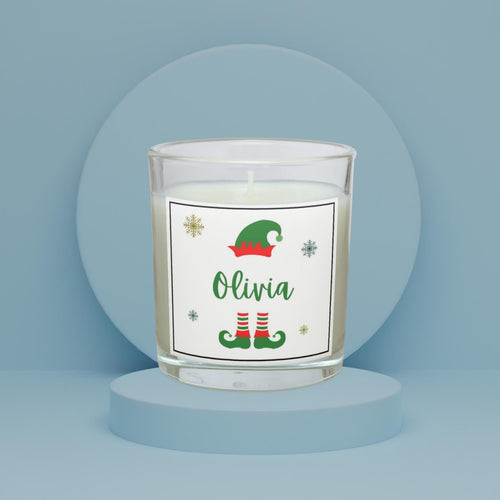 Christmas Name Personalised Candle | Custom Name Christmas Gift | Christmas Eve Box Ideas | Secret Santa | Christmas Countdown Candle Gift Etsy