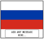 Russia Personalised Candle | Flag of Russia | Russian Flag | Gift for Russian | Custom Russia Message Gift | Russian Home Décor Candle Gift Etsy