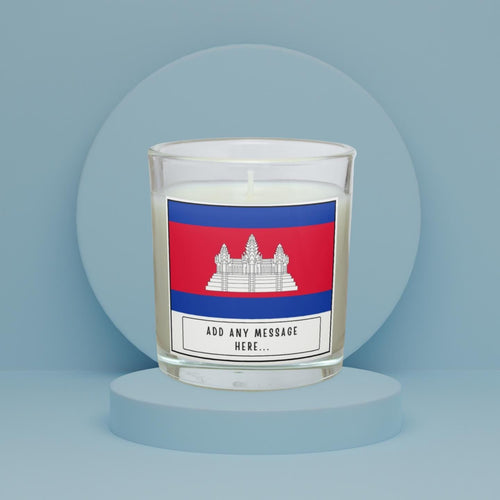 Cambodia Personalised Candle | Flag of Cambodia | Cambodian Flag | Gift for Cambodian | Custom Cambodia Gift | Cambodian Home Décor Candle Etsy