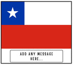 Chile Personalised Candle | Flag of Chile | Chilean Flag Gift | Custom Chilean Gift | Gift for Chilean | Chilean Home Décor | Chilean Gifts Etsy