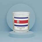Costa Rica Personalised Candle | Flag of Costa Rica | Costa Rican Flag Gift | Custom costa Rican Message | Costa Rica Gift | Costa Rica Home Etsy