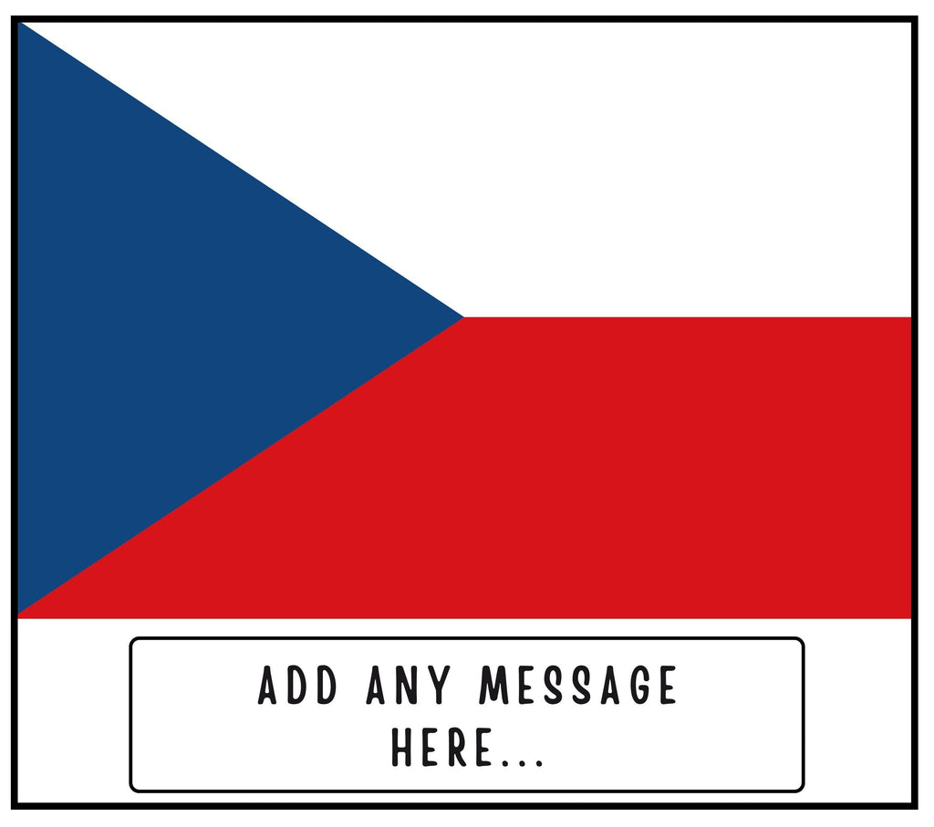 Czech Republic Personalised Candle | Flag of Czech Republic | Czech Flag Gift | Custom Czech Message Candle | Custom Gift for Czech Friend Etsy