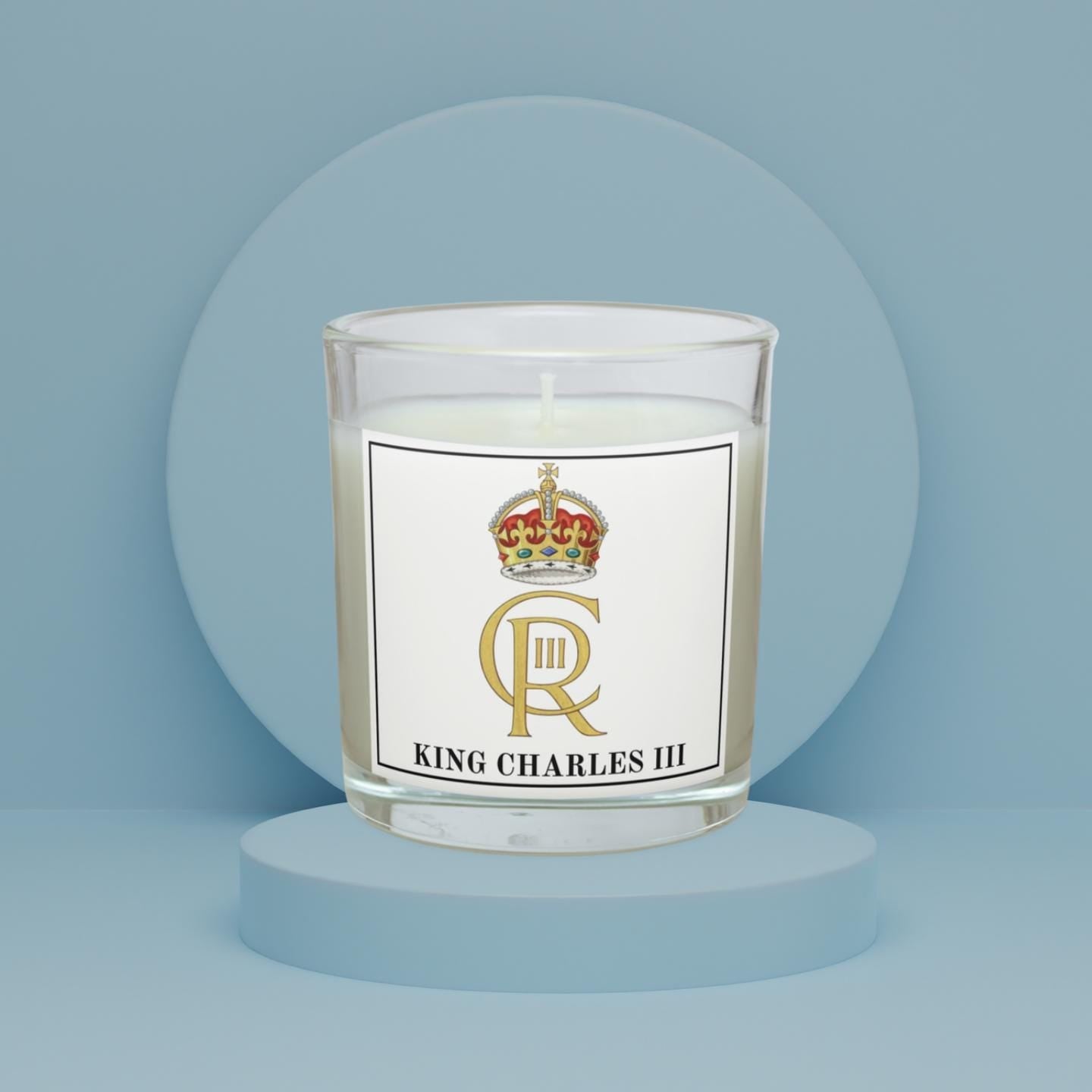 King Charles III Crest Personalised Candle | King Charles Custom Gift | Royal Family Gift | Regal Monogram King Charles |Coronation Keepsake Etsy