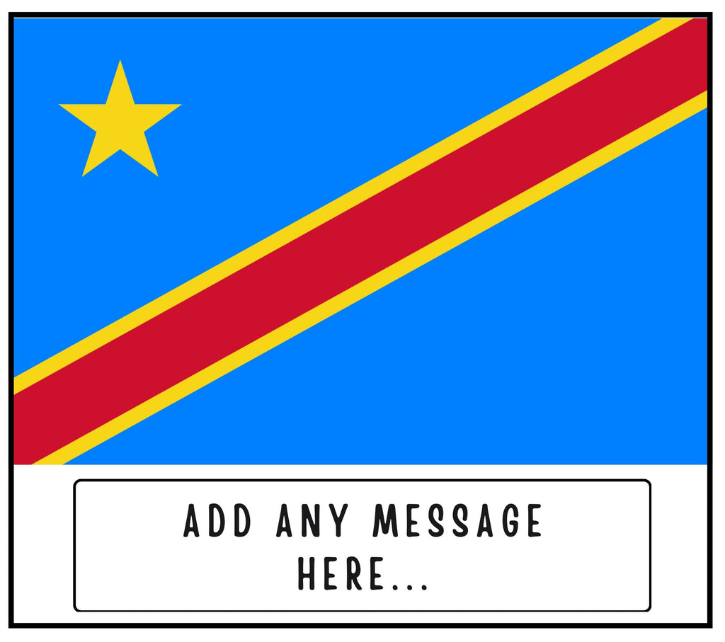 Congo Flag Personalised Candle | Democratic Republic of the Congo | Custom Congo Message Gift | Congo Home Décor | Congo Culture Candle Gift Etsy