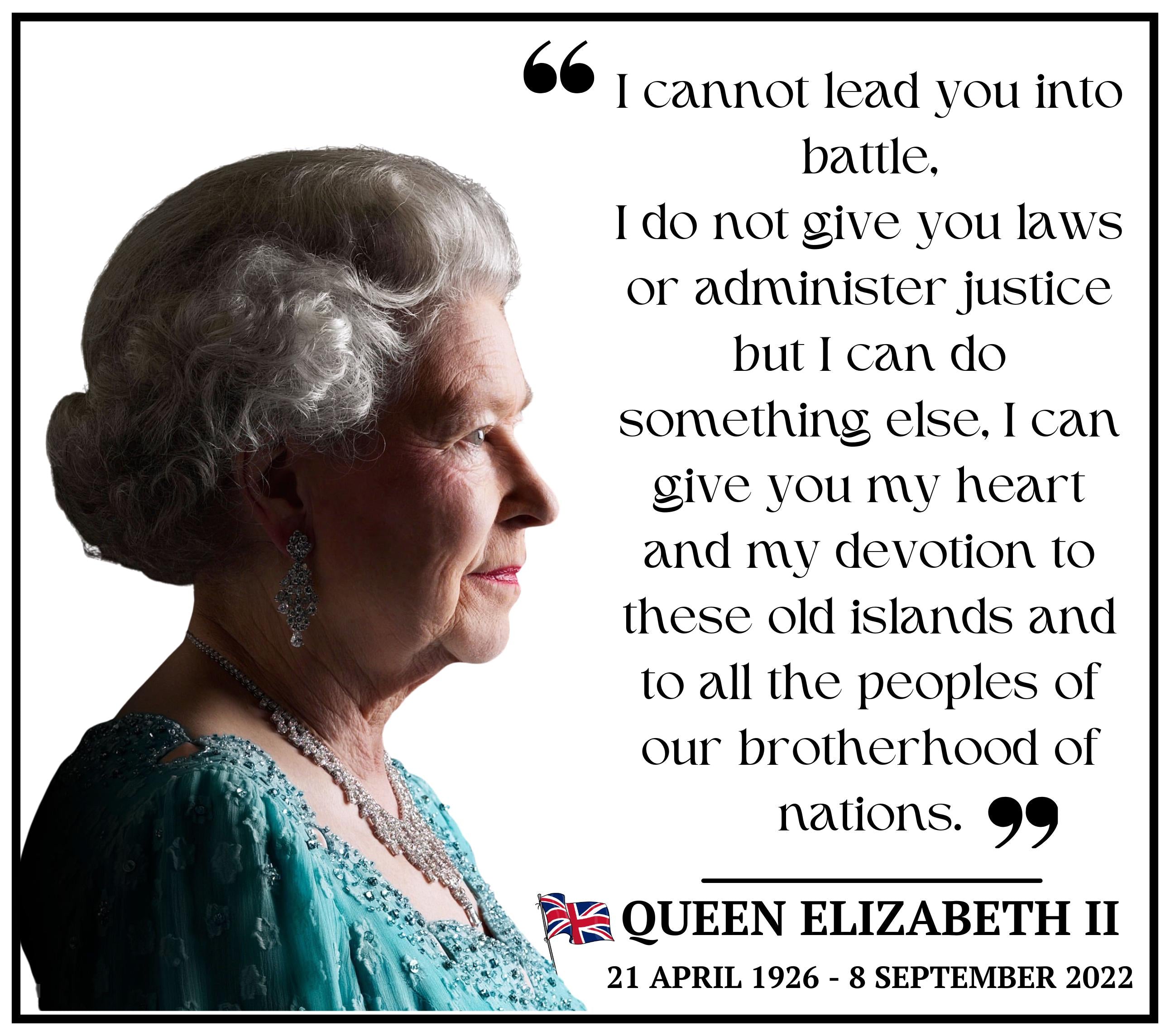 Queen Elizabeth II Quote Custom Candle | Queen Elizabeth Royalty Gift | Royal Portrait Tribute Gift | Queen Elizabeth Memorial Keepsake Gift Etsy