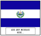 El Salvador Personalised Candle | Flag of El Salvador | Salvadoran Flag | Custom Message El Salvador Gift | Salvadoran Home Décor Candle Etsy