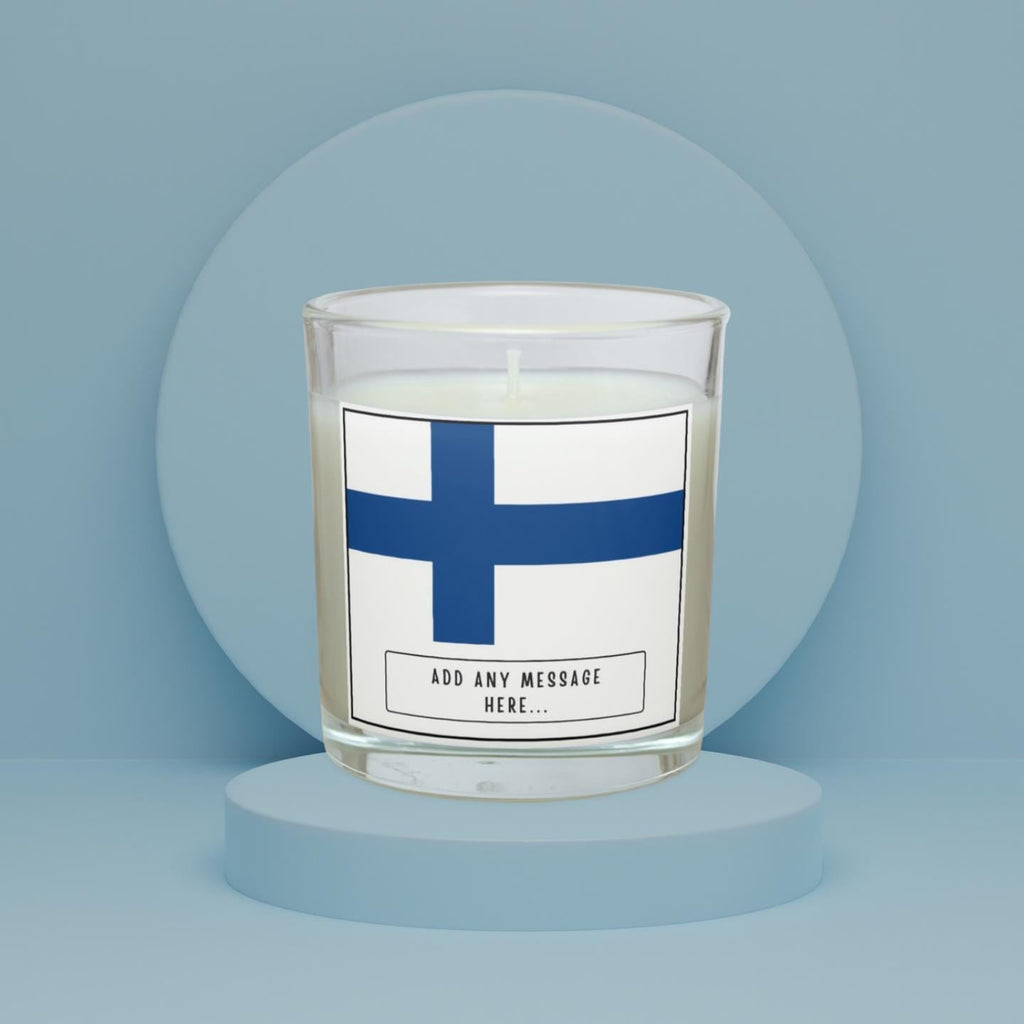 Finland Personalised Candle | Finland Flag | Finnish Flag Message | Nordic Gift Idea | Finnish Gift Idea | Finland Home | Finnish Home Décor Etsy