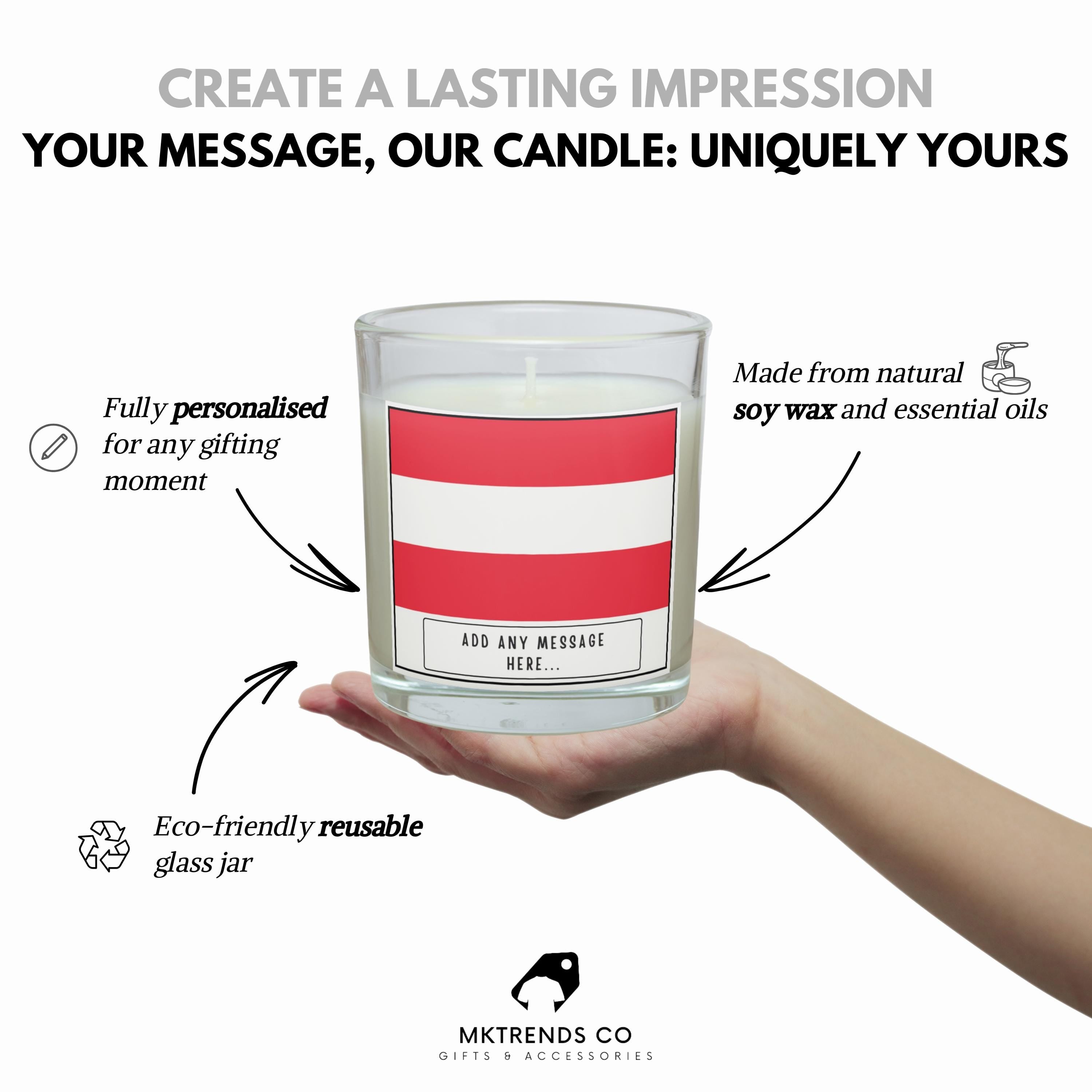 Austria Personalised Candle | Flag of Austria | Austrian Flag Candle | Gift for Austrian Friend | Austrian Home Décor | Custom Austria Gift Etsy