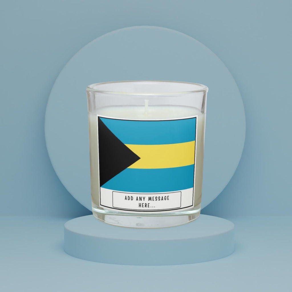 Bahamas Personalised Candle | Flag of Bahamas | Custom Bahamian Flag Gift | Gift for Bahamian | Bahamas Home | Bahamian Home Décor Candle Etsy