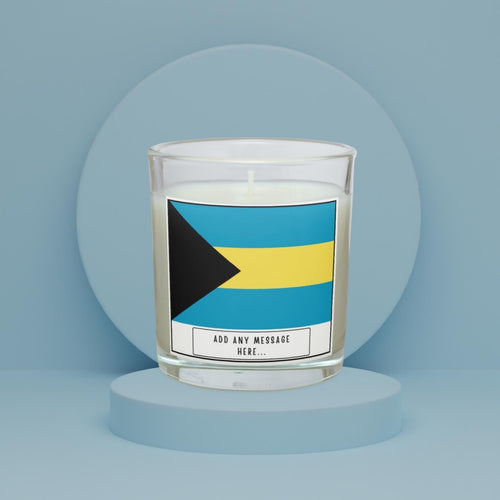 Bahamas Personalised Candle | Flag of Bahamas | Custom Bahamian Flag Gift | Gift for Bahamian | Bahamas Home | Bahamian Home Décor Candle Etsy