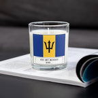 Barbados Personalised Candle | Flag of Barbados | Bajan Flag | Gift for Bajan | Bajan Home Décor | Custom Barbados Message Gift | Bajan Gift Etsy