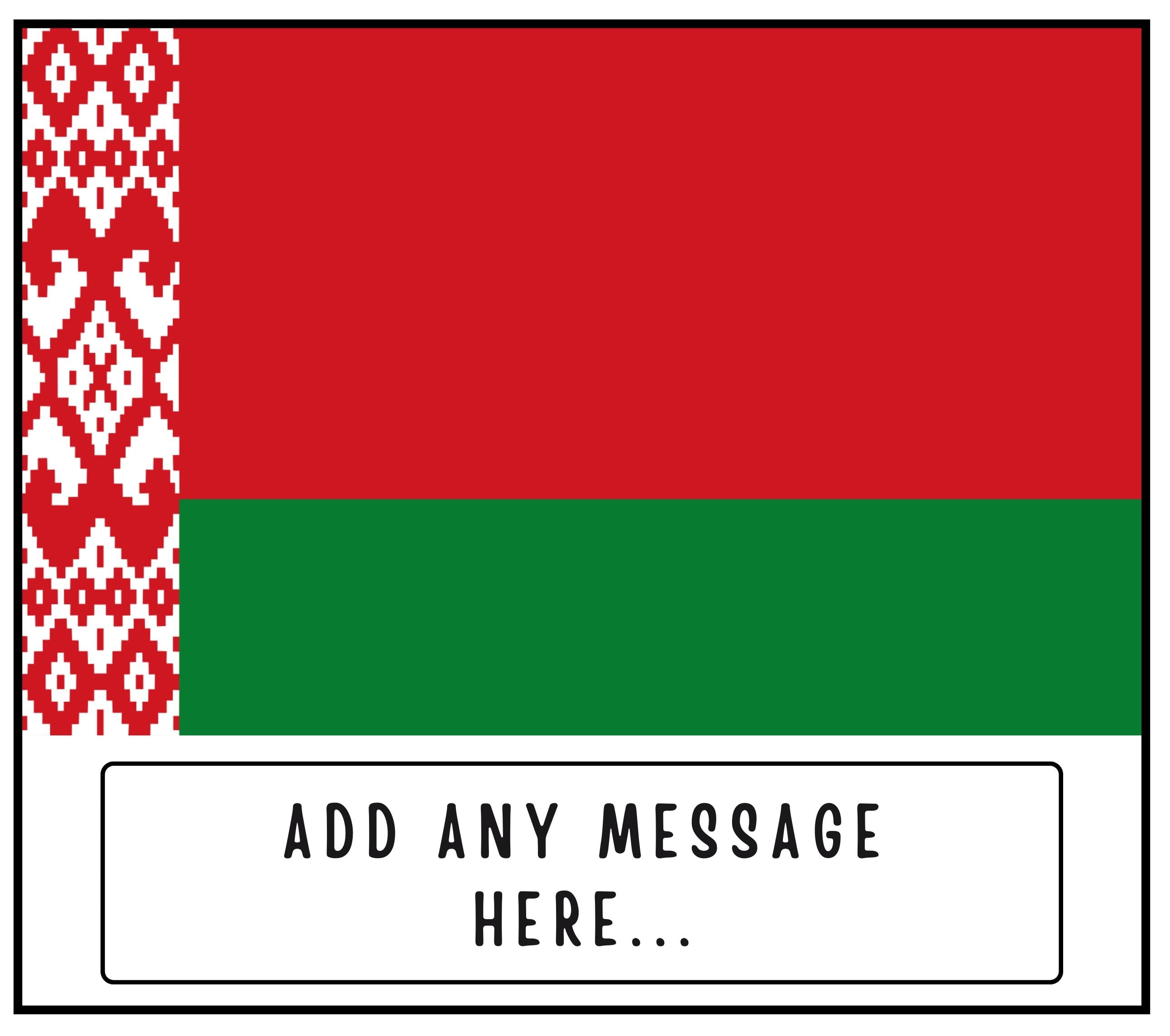 Belarus Personalised Candle | Flag of Belarus | Belarusian Flag | Custom Belarus Message Gift | Gift for Belarusian | Belarusian Home Décor Etsy