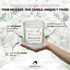 Congratulations Just Married Personalised Candle Gift | Gift for Wedding Day | Bride & Groom Message Candle Gift | Custom Wedding Candle Etsy