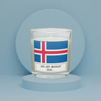 Iceland Personalised Candle | Flag of Iceland | Icelandic Flag | Nordic Gift Idea | Gift for Icelandic Friends | Iceland Home Décor Candle Etsy