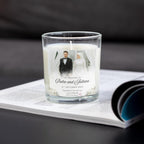 Wedding Candle Gift For Couple, Congratulation Gift, Bride And Groom Gift, Mr Mrs Gift, Engagement Candle, Photo Message Gift, Anniversary Etsy