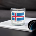 Iceland Personalised Candle | Flag of Iceland | Icelandic Flag | Nordic Gift Idea | Gift for Icelandic Friends | Iceland Home Décor Candle Etsy