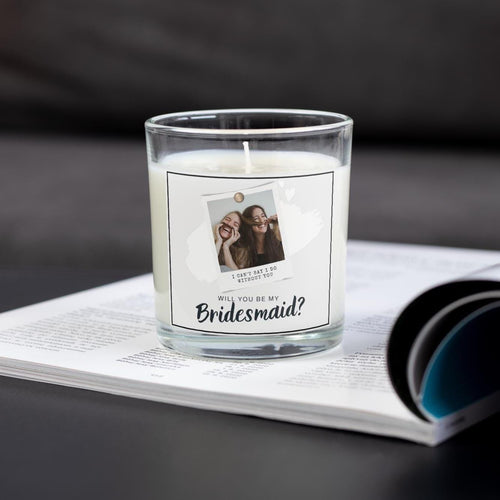 Be My Bridesmaid Personalised Candle | Bridesmaid Invitation Message Gift | Bridal Party Decorations | Will You Be My Bridesmaid Candle Gift Etsy