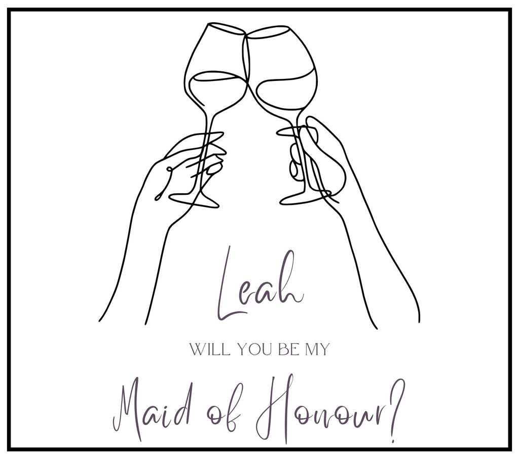 Will You Be My Maid Of Honour Personalised Candle Gift | Custom Bridal Proposal Gift | Bridal Party Décor | Maid Of Honour Custom Candle Etsy
