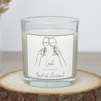 Will You Be My Maid Of Honour Personalised Candle Gift | Custom Bridal Proposal Gift | Bridal Party Décor | Maid Of Honour Custom Candle Etsy