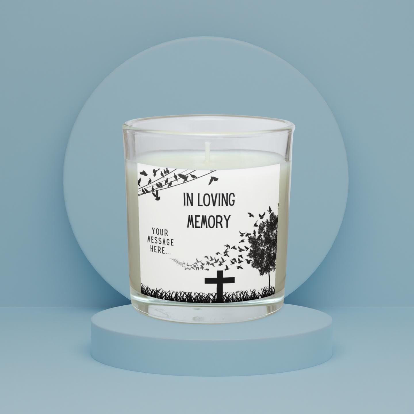 Deepest Sympathy Memorial Personalised Candle | Loving Memory Gift | Mourning Candle | Death Anniversary | Family | Pet Memorial | RIP Gift Etsy