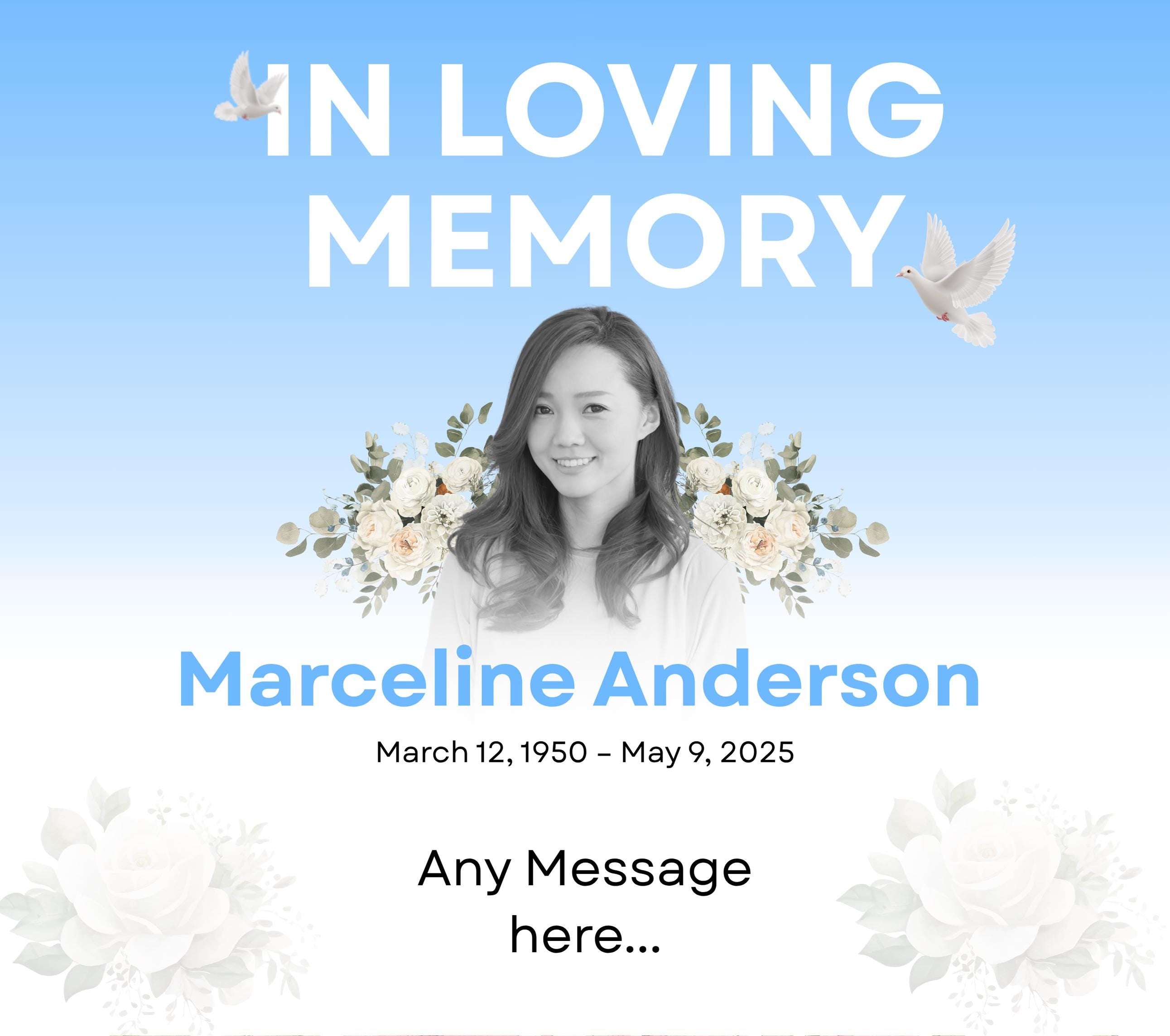 In Loving Memory Personalised Candle with Photo & Message | Memorial Candle with Name Dates | Sympathy Gift | Remembrance Tribute | RIP Gift Etsy