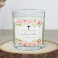 In Loving Memory Personalised Candle | Memorial Candle & Cross | Sympathy Gift | Remembrance Tribute | RIP Keepsake | Custom Message Candle Etsy