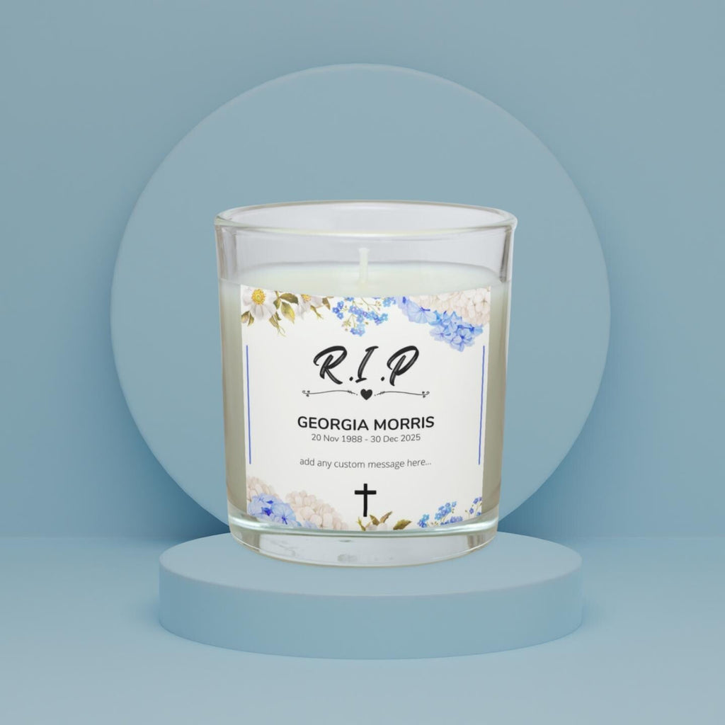 RIP Personalised Candle | In Loving Memory Candle with Name, Dates & Message | Memorial Tribute | Sympathy Gift | Remembrance Candle | RIP Etsy
