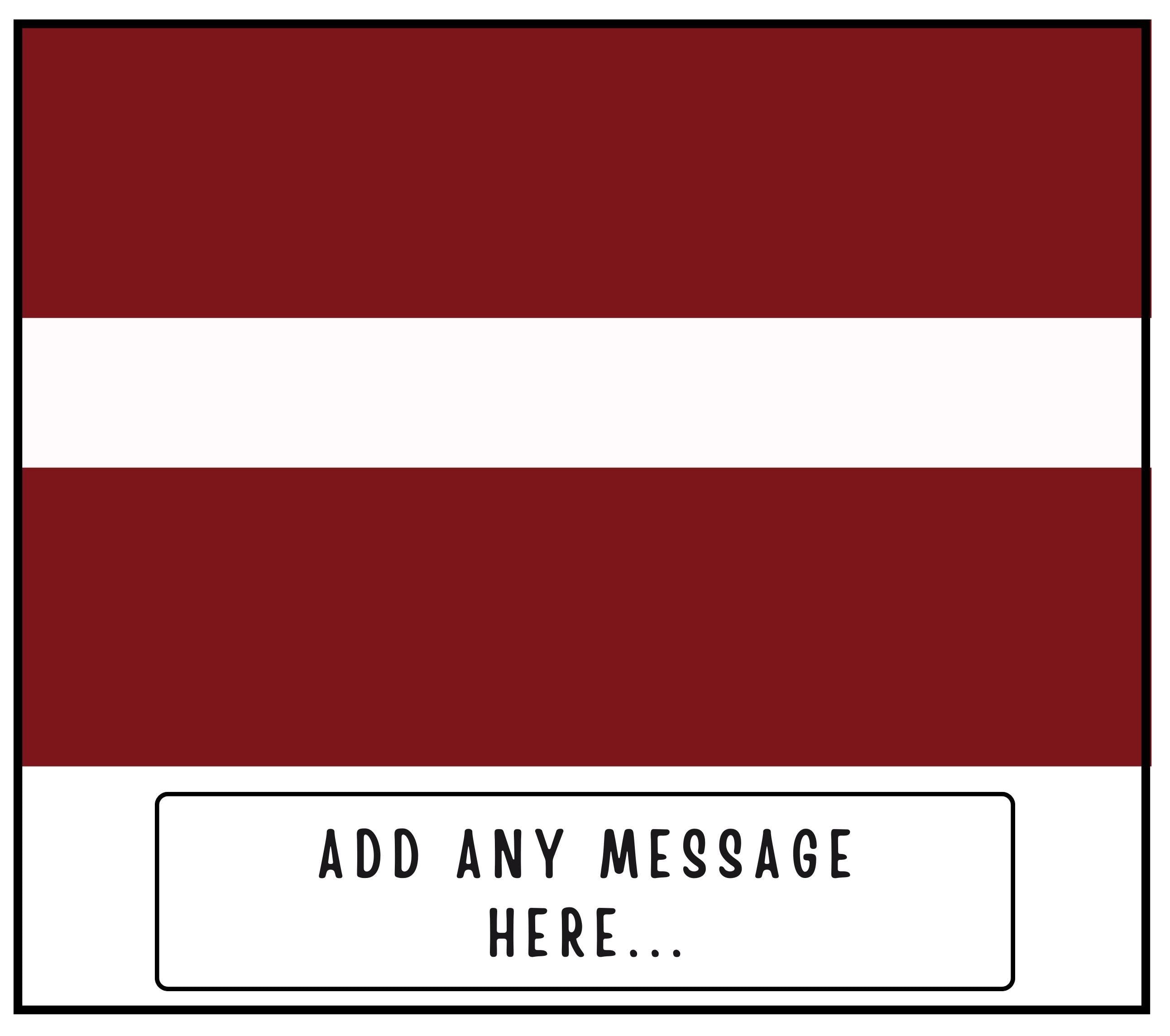 Latvia Personalised Candle | Flag of Latvia | Latvian Flag | Custom Latvian Message | Gift for Latvian | Latvia Home Décor | Latvian Message Etsy