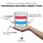 Luxembourg Personalised Candle | Luxembourg Flag | Custom Gift for Luxembourg Friend | Luxembourg Home Décor Candle | Missing Luxembourg Etsy