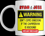 Funny Personalised Campervan Mug | Rude Vanlife Gift | Funny Warning Design | Custom Message | UK Motorhome Present | Novelty Gift Etsy