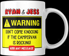 Funny Personalised Campervan Mug | Rude Vanlife Gift | Funny Warning Design | Custom Message | UK Motorhome Present | Novelty Gift Etsy