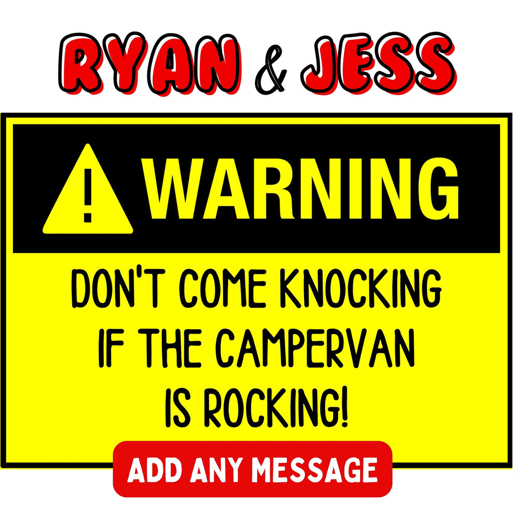 Funny Personalised Campervan Mug | Rude Vanlife Gift | Funny Warning Design | Custom Message | UK Motorhome Present | Novelty Gift Etsy