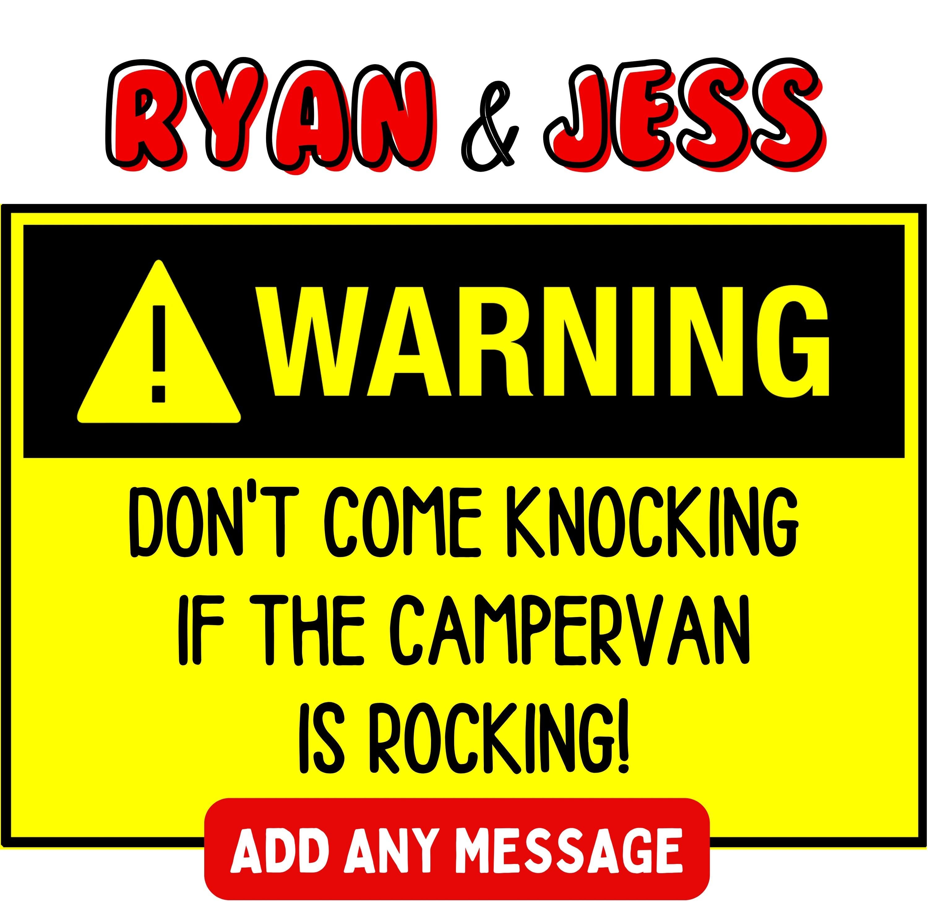 Funny Personalised Campervan Mug | Rude Vanlife Gift | Funny Warning Design | Custom Message | UK Motorhome Present | Novelty Gift Etsy