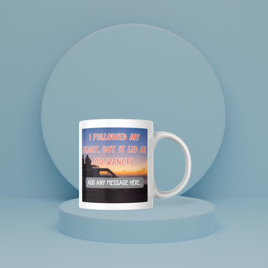 Personalised Vanlife Quote Mug | Sunset Camper Design | Funny Custom Message | Motorhome Gift | UK Travel Present | Campervan Gift Etsy