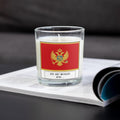 Montenegro Personalised Candle | Flag of Montenegro | Montenegrin Flag Gifts | Custom Montenegro Gifts | Montenegro Home Decor Candle Gift Etsy