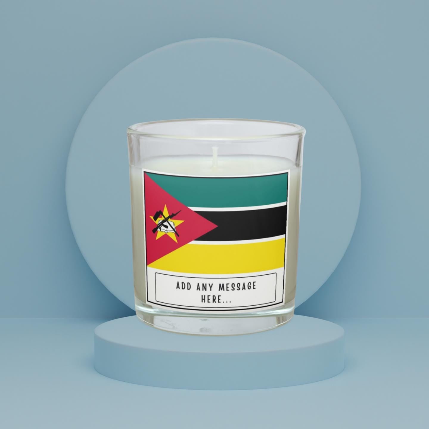 Mozambique Personalised Candle | Mozambique Flag | Mozambican Flag | Gift for Mozambican | Custom Mozambique Candle | Mozambique Home Decor Etsy