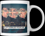 Personalised Vanlife Quote Mug | You Will Never Know Until You Go | Night Camper Scene | Custom Message | UK Campervan Gift | Traveller Gift Etsy