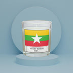 Myanmar Personalised Candle | Flag of Myanmar | Burmese Flag Gift | Gift for Burmese | Myanmar Home Decor | Burmese Home Decor Candle Gift Etsy