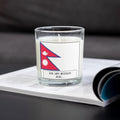 Nepal Personalised Candle | Nepal Flag | Nepali Flag Gift | Custom Nepali Candle | Gift for Nepalese | Nepalese Message | Nepal Home Decor Etsy