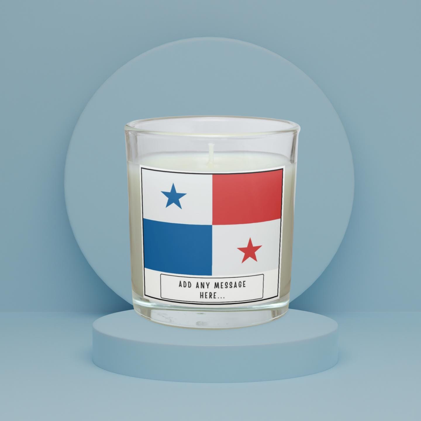 Panama Personalised Candle | Panama Flag | Panamanian Flag | Custom Panamanian Message | Panama Message Candle | Panama Home Decor Gifts Etsy