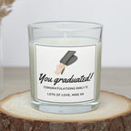 You Graduated Personalised Candle | Graduation Message Gift | Custom Graduate Candle | University Graduation Gift | Congratulations Graduate Etsy