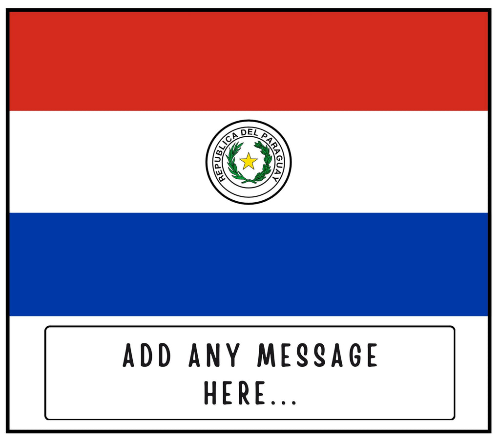 Paraguay Personalised Candle | Flag of Paraguay | Paraguayan Flag | Custom Paraguayan Message | Gift for Paraguay | Paraguay Home Decor Gift Etsy